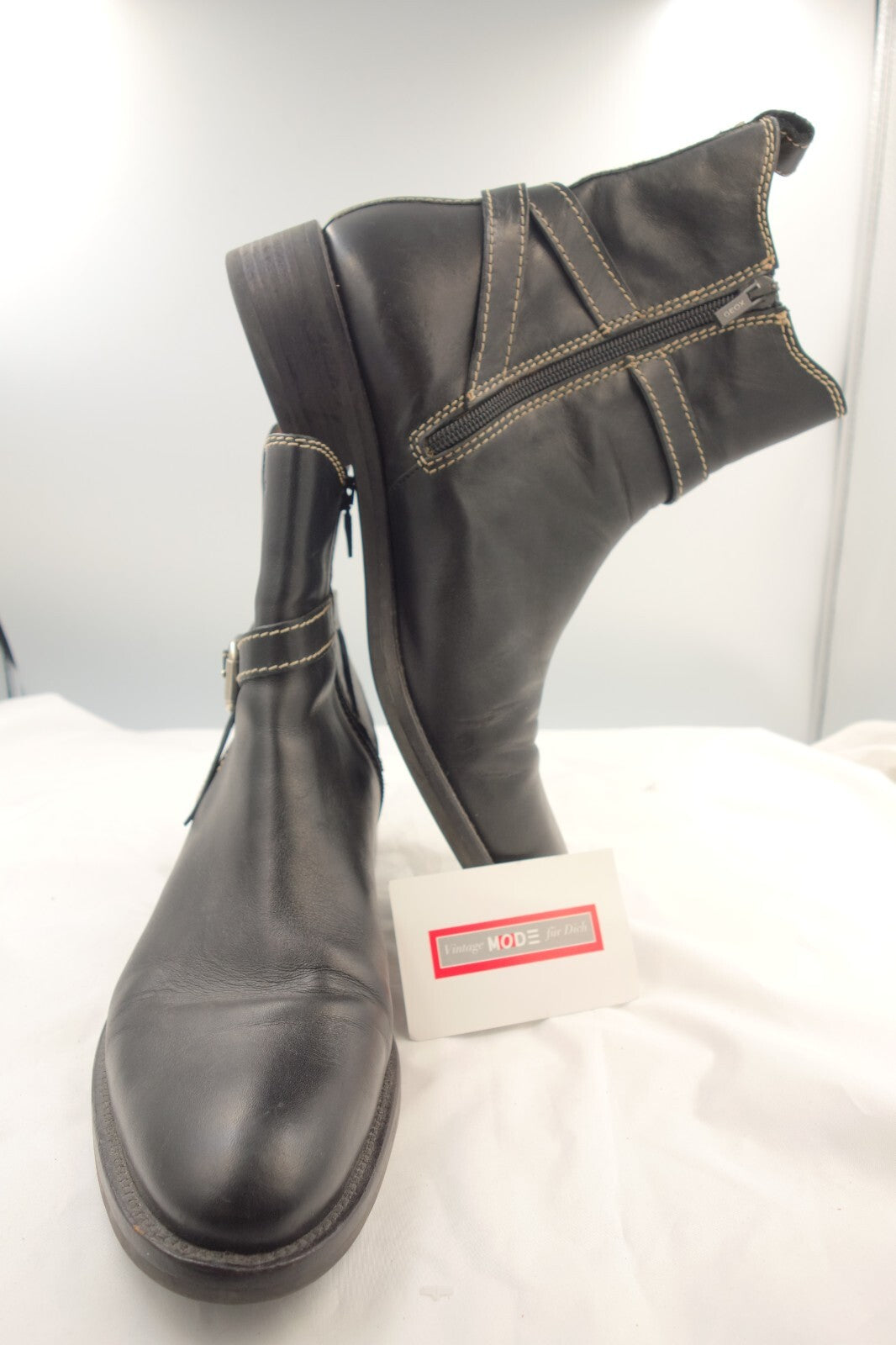 ES0193 Damen Stiefeletten von Geox, schwarz, Gr. 390