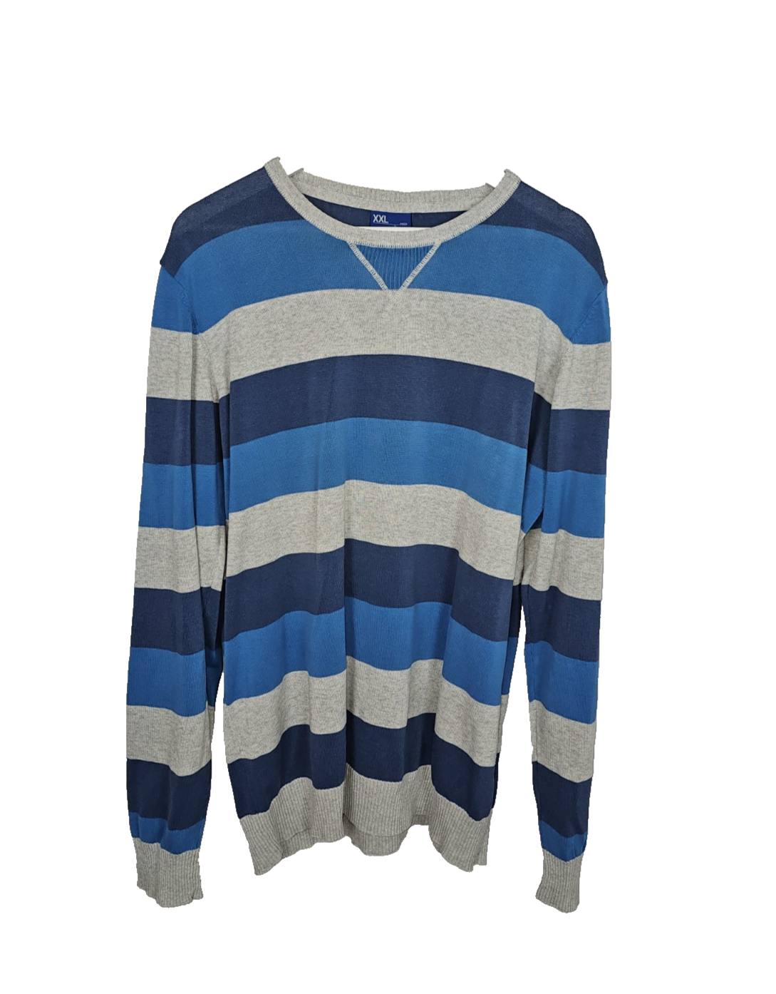 EK7370 Herren Pullover von House Design,Blau/ Grau,Gr. XXL0