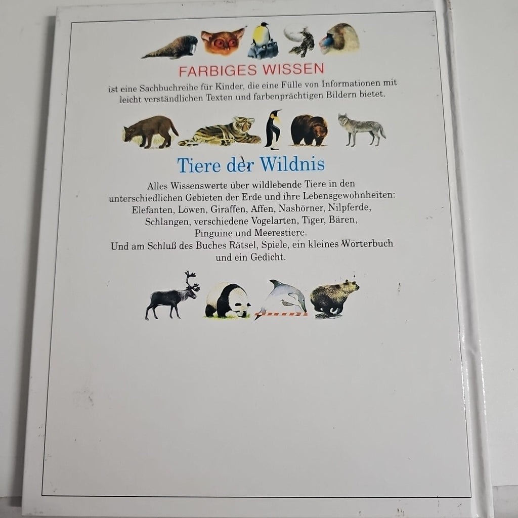 EB1738 Tiere der Wildnis - Farbiges Wissen - Iréne Kuhn - Ravensburger1