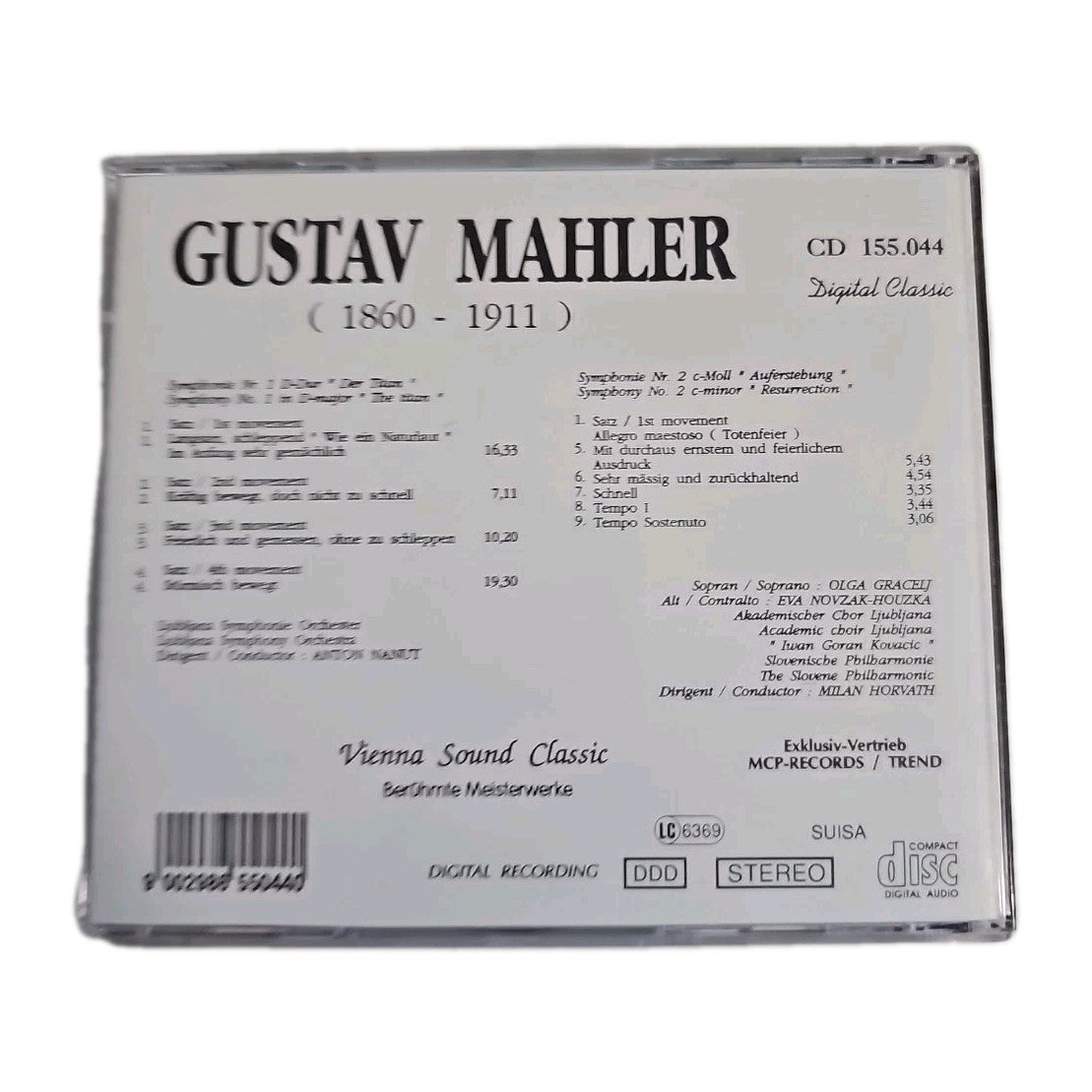 EB4283 Gustav Mahler Symphonien Nr. 1, Nr. 2 1