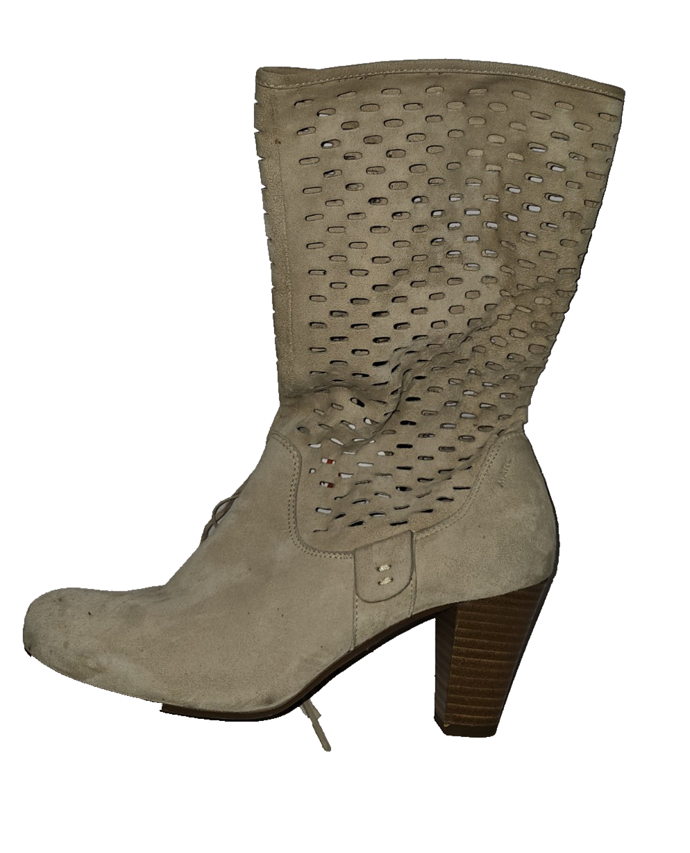 ES729 Damen Stiefel von Marc art of walking Beige, Gr. 6½ Ca. 401