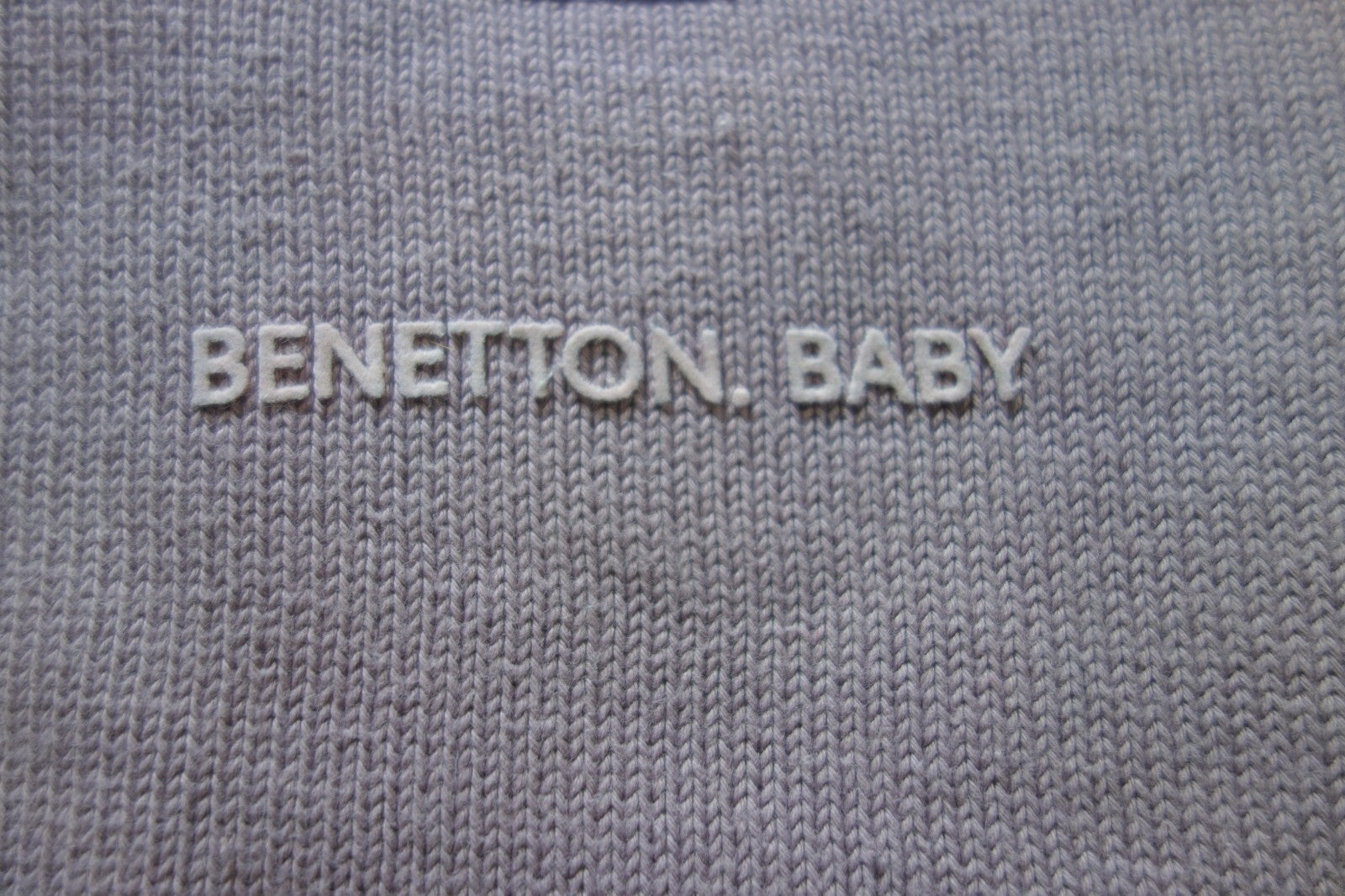 EK1607 Baby Pullover von Benetton, Fliederfarben, Gr. 682