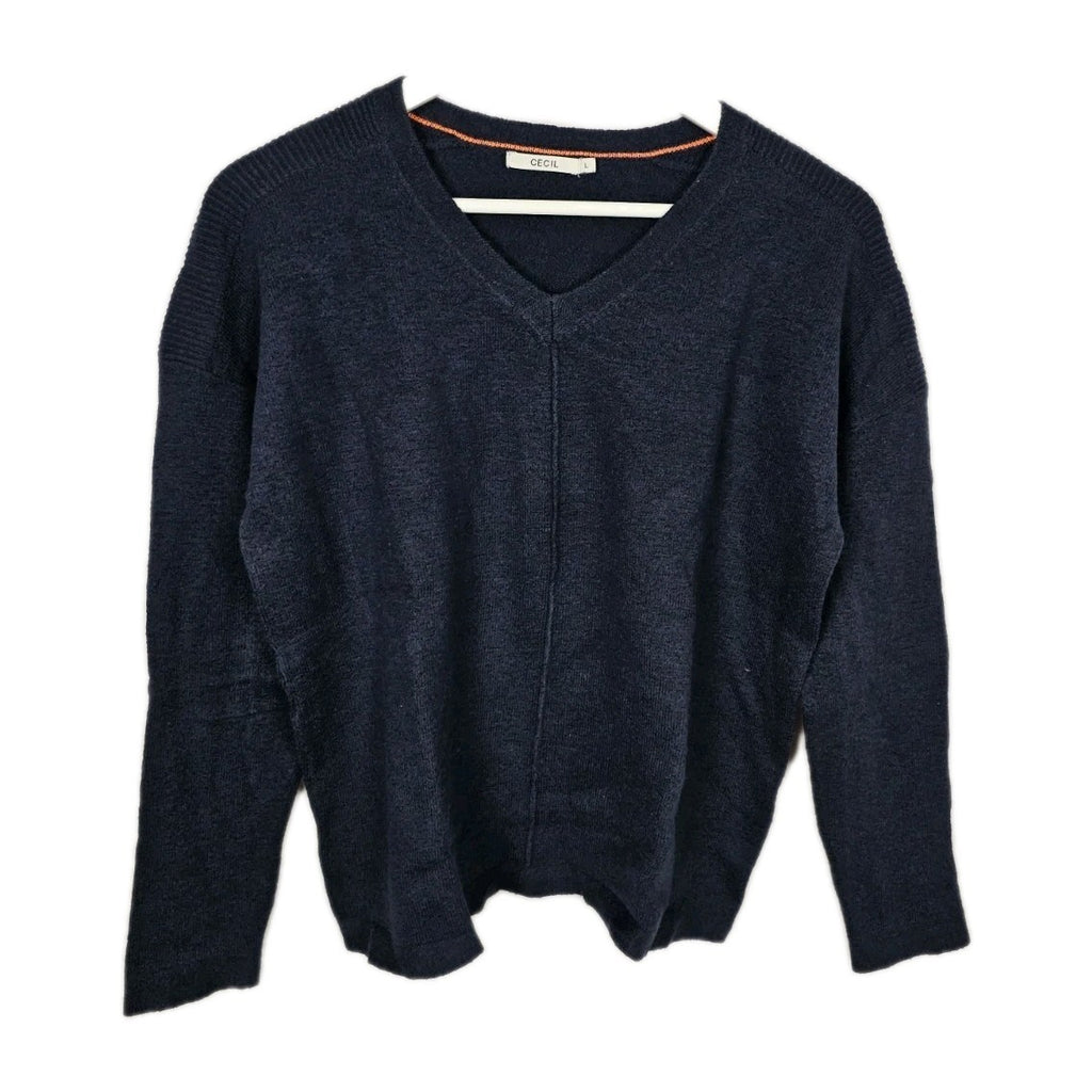 EK9144 Damen Pullover von Cecil, blau, Gr.L0