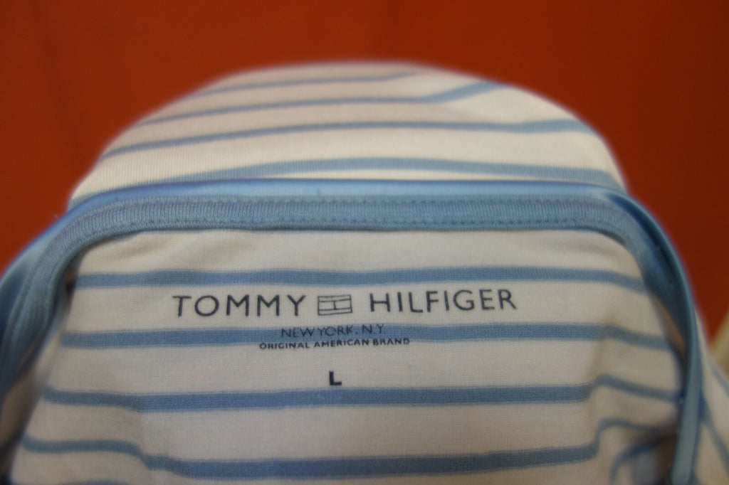 EK0594 Damen Langarmshirt von Tommy Hilfiger, gestreift, L4