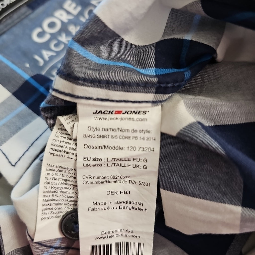 EK4395 Herren Hemd von Jack&Jones, blau, Gr.L4