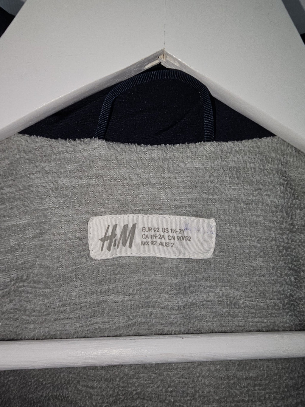 EK8719 Jungen Jacke von H&M, Dunkelblau, Gr. 923