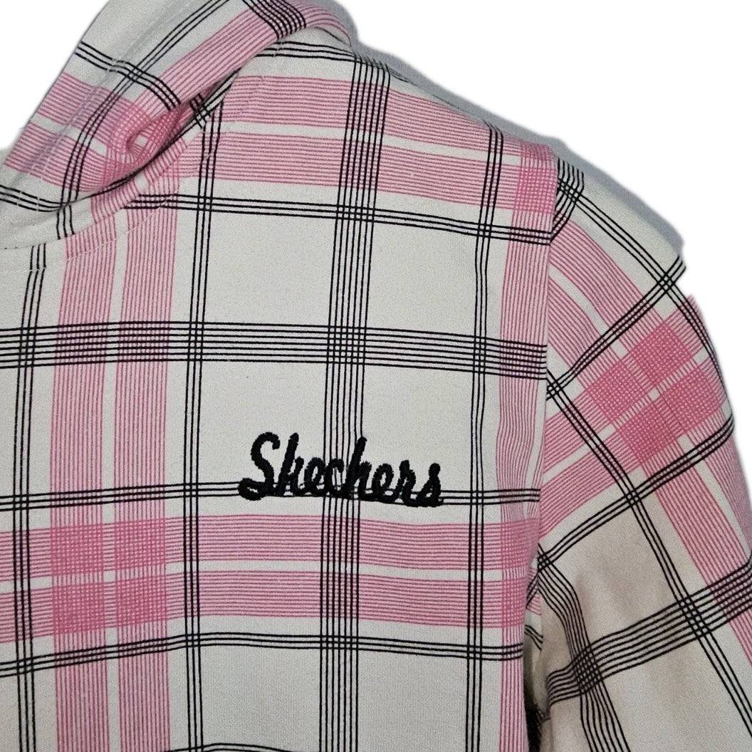 EK10483 Mädchen Strickjacke von Skechers, rosa-weiß, Gr.1761