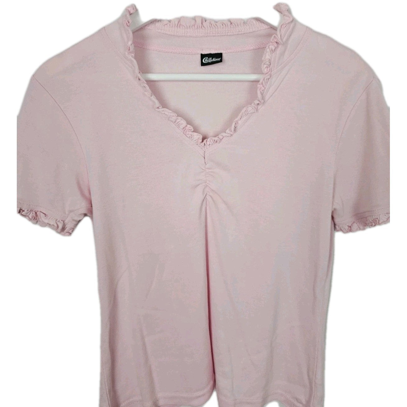 EK8989 Damen T-Shirt von Chillytime, rosa, Gr.40/421