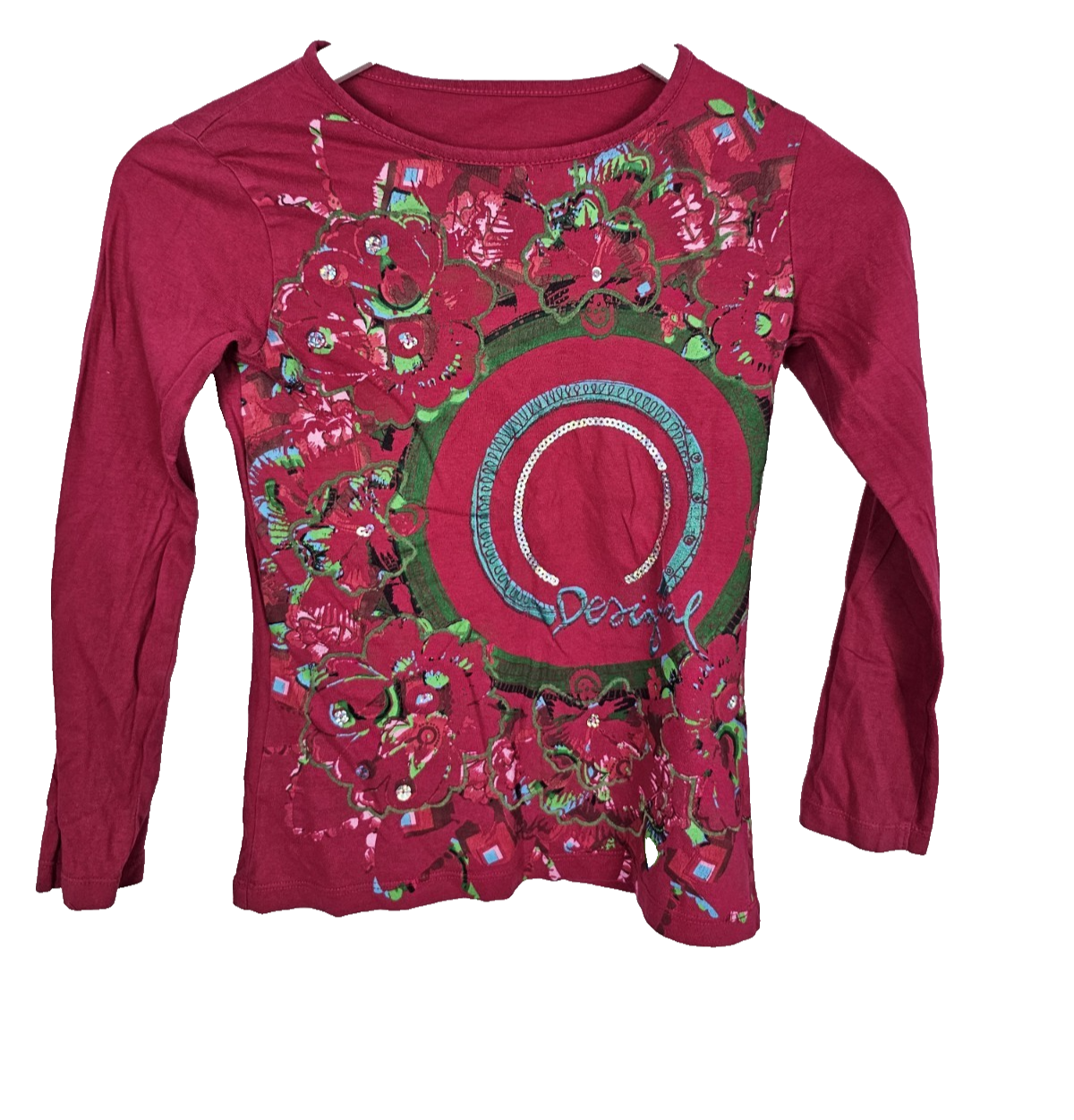 EK8331 Mädchen Sweatshirt von Desigual, Pink, Gr. 1400