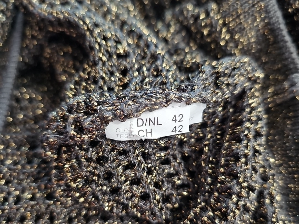 EK7589 Damen Pullover von Gelco, grün-gold, Gr.424