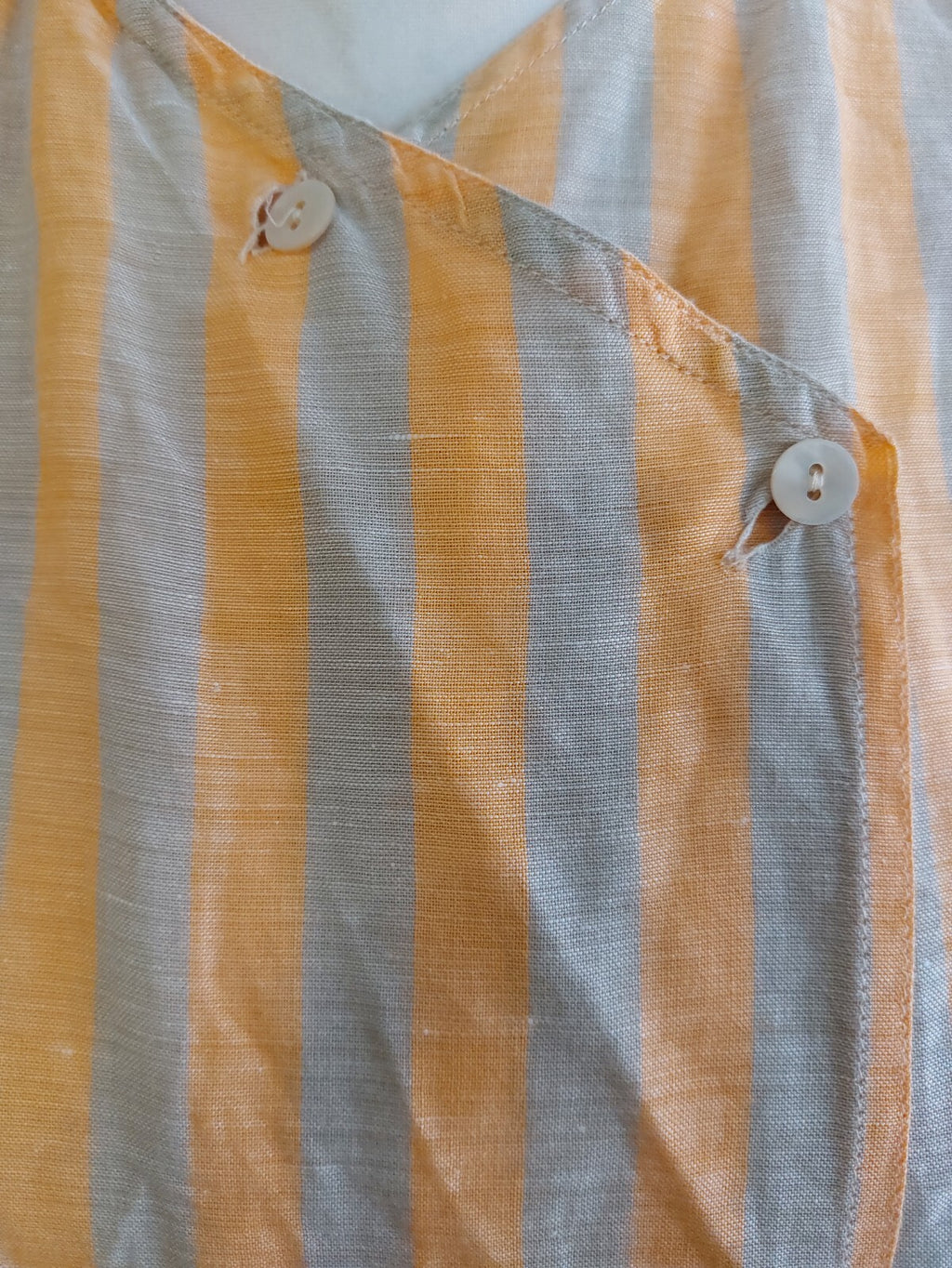 EK3455 Damen Bluse von Marella, orange grau gestreift, Gr.S1