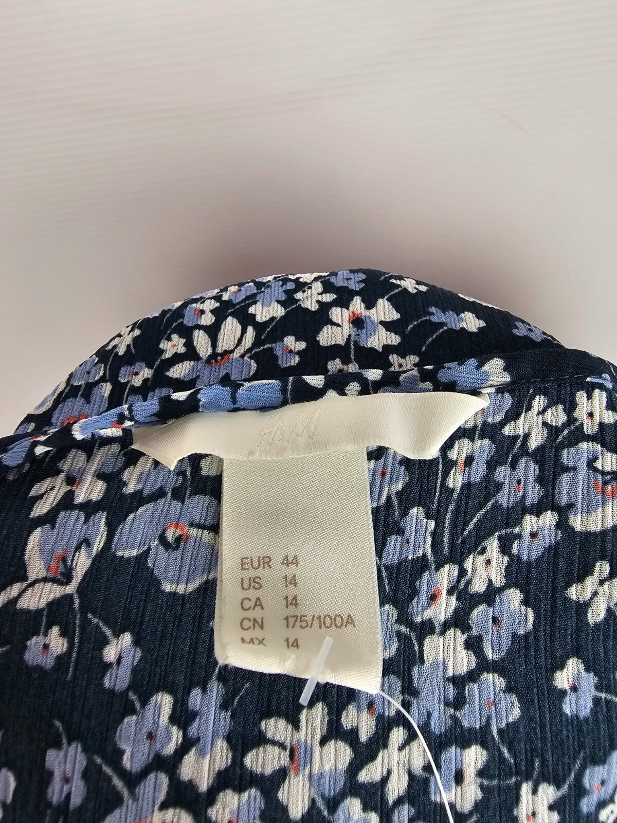 EK5407 Damen Bluse von H&M, blau, Gr.446