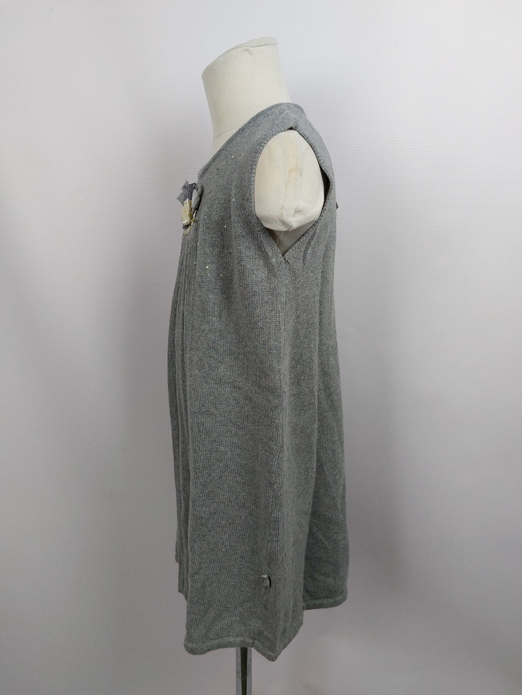 EK4522 Mädchen Strickkleid von Red Sound, grau, Gr.1282