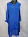 EK0016 Damen Kleid von Dayou, Royalblau, Gr. 4XL0