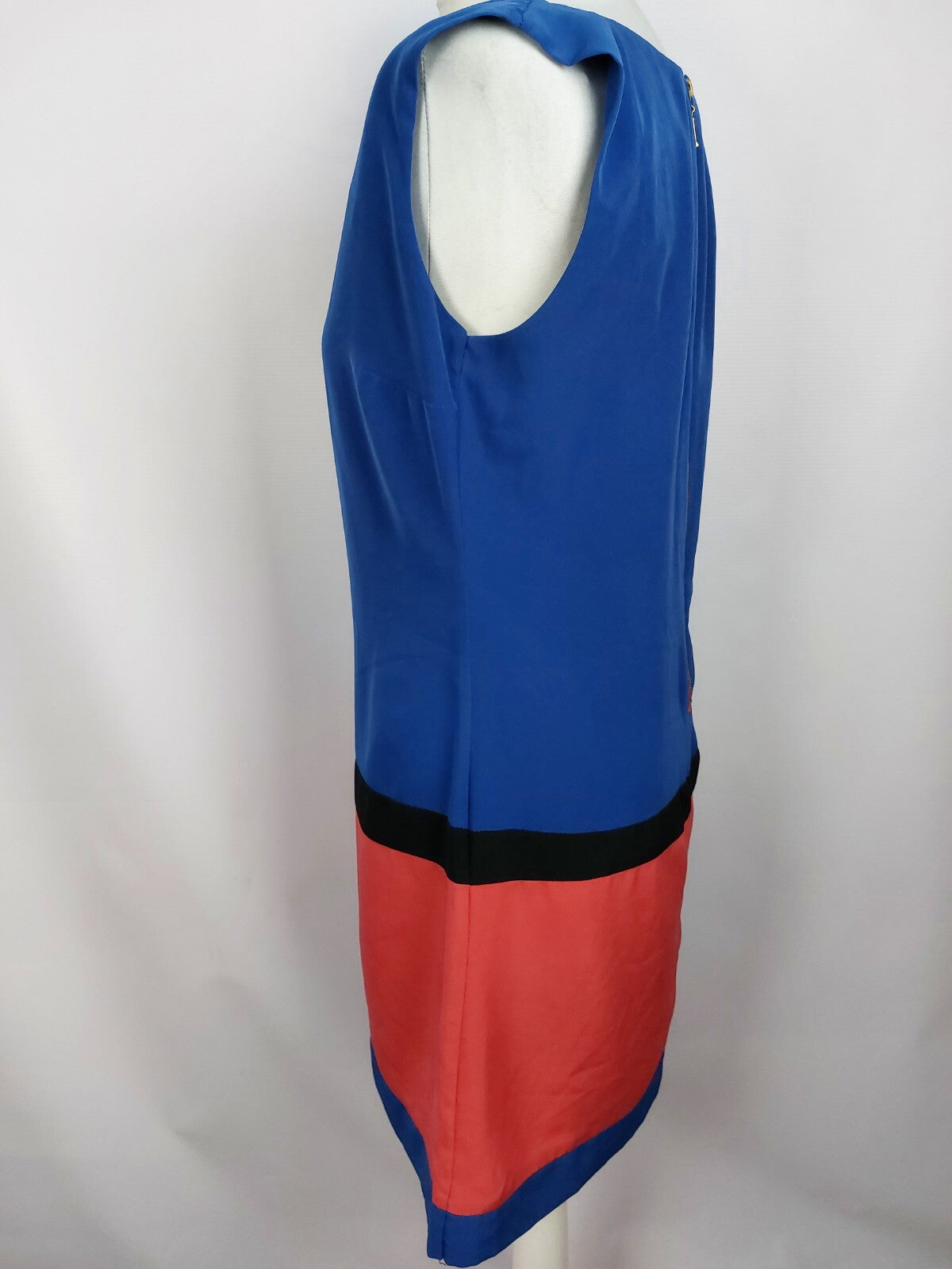 EK5049 Damen Kleid von ayhan, blau/rot, Gr. XL (fällt kleiner aus)3