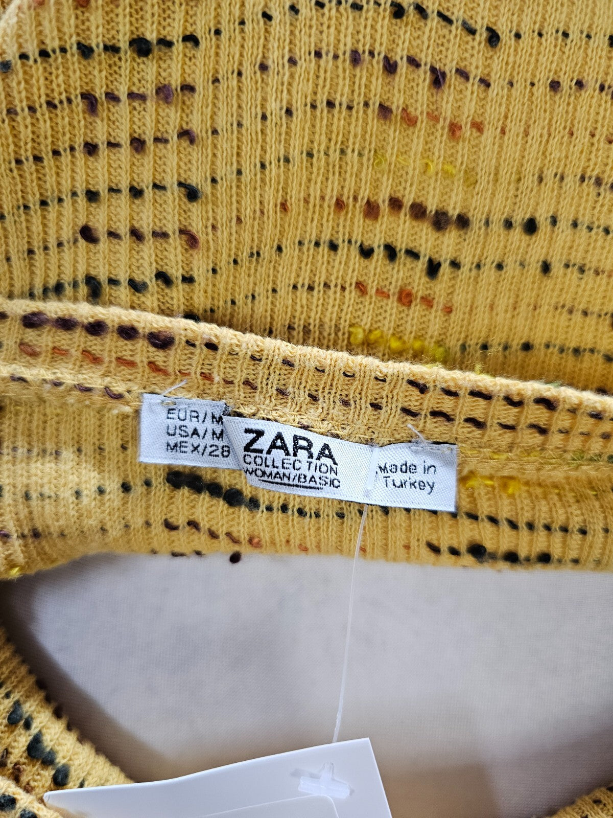 EK6200 Damen T-Shirt von Zara, gelb, Gr. M3