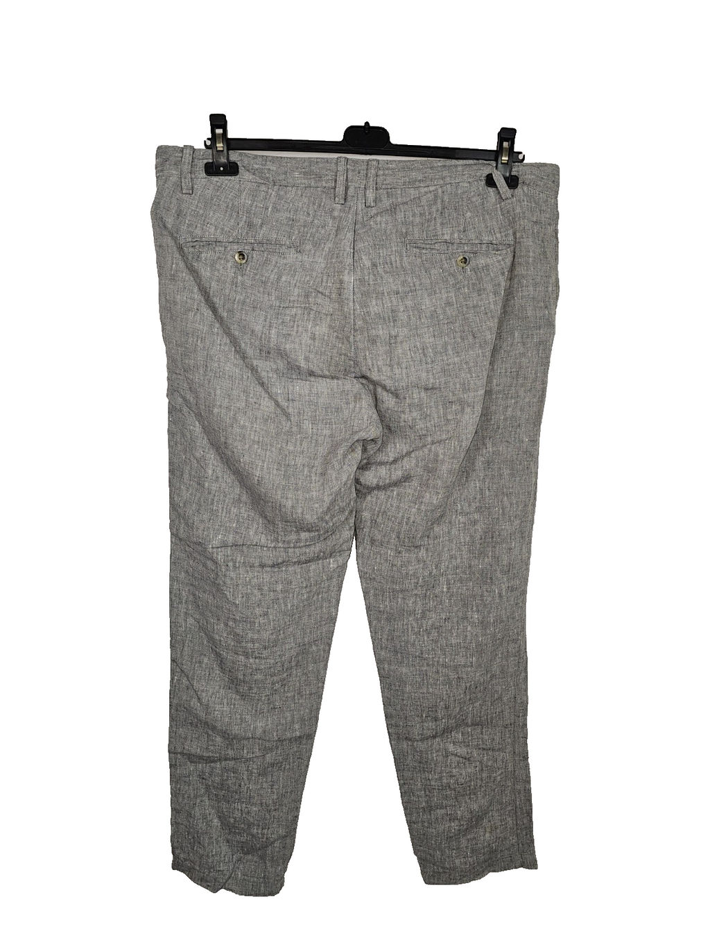 EK5459 Herren Leinenhose von KnowledgeCotten, Grau, Gr.544
