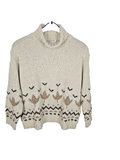 Ek 1033 Damen Strick Pullover Beige Gr XL0