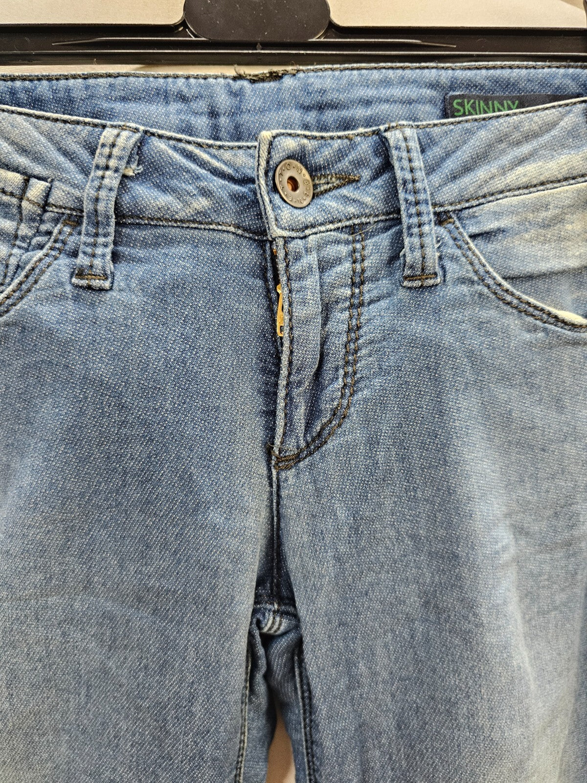 EK5896 Damen Jeans von Benetton, blau, Gr. W253