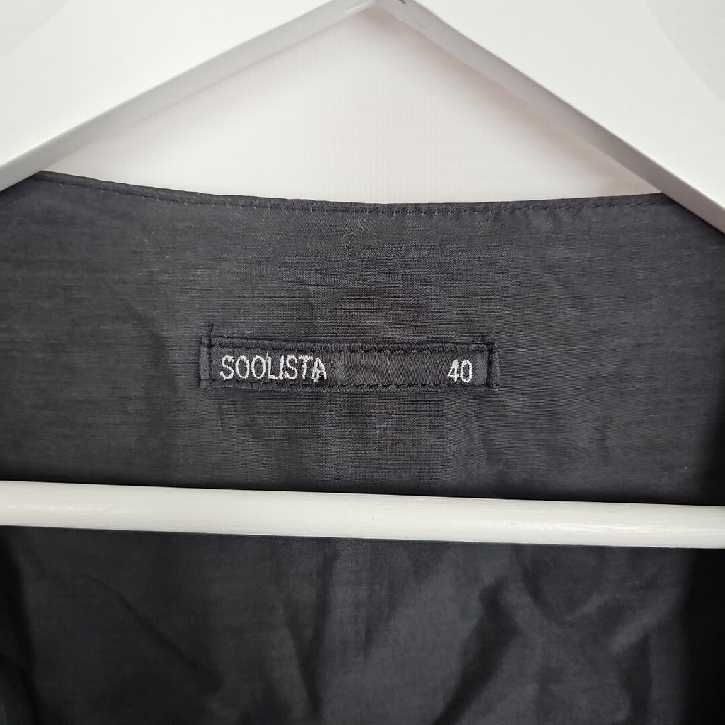 EK6684 Damen Bluse, Jacke von Soolista, Grau, Gr.402