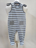 EK2916 Baby Body von Kanz, grau-blau, Gr.68/ 6 Monate0