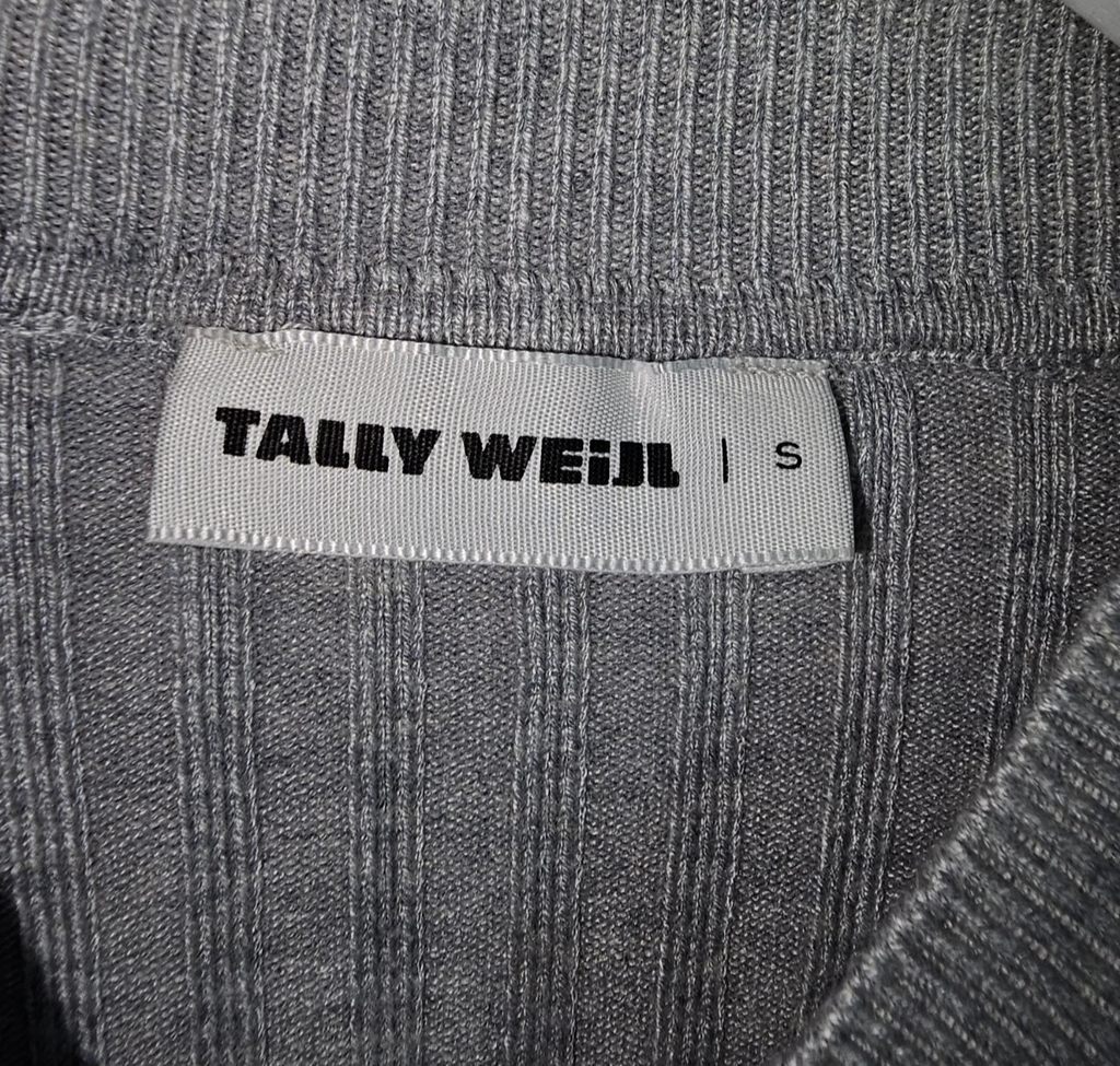 EK7792 Damen Pullover von Tally Weijl, grau, Gr.S2