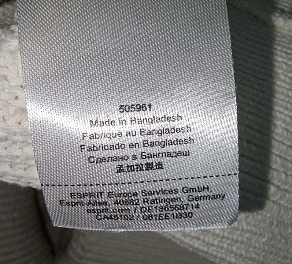 EK8804 Damen Strickjacke von Esprit, Cremeweiß, Gr.M5