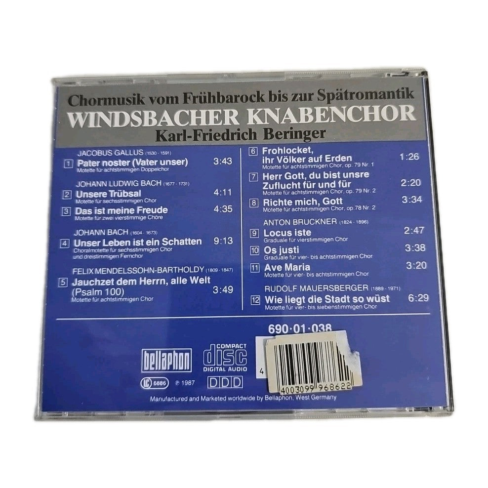 EB4073 Chormusik vom Frühbarock bis zur Spätromantik, Windsbacher Knabenchor1