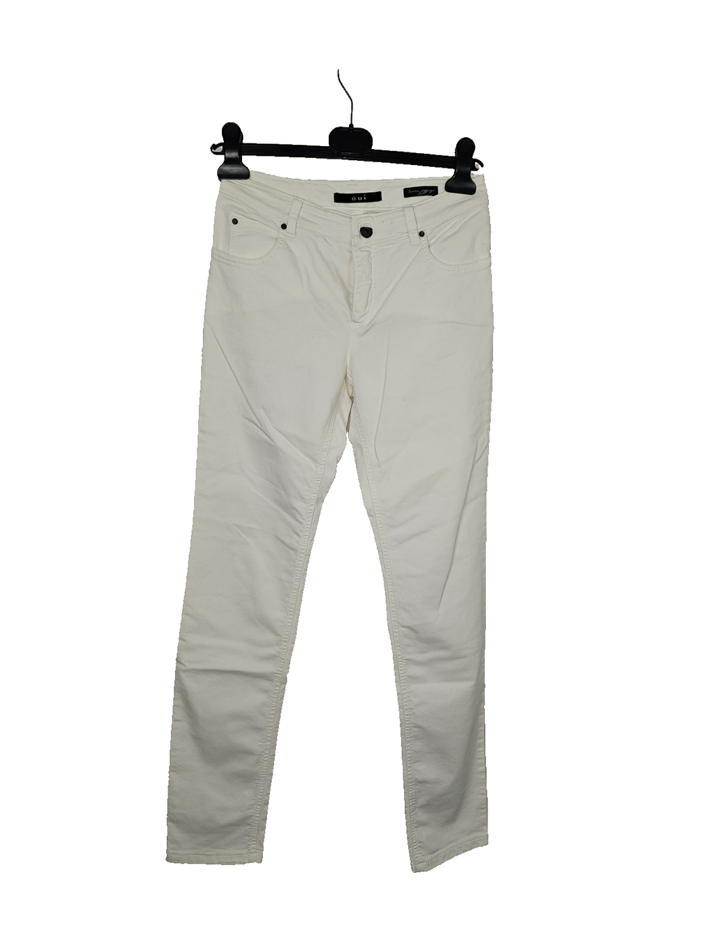EK8577 Damen Jeans von Oui, Weiß, Gr. 360