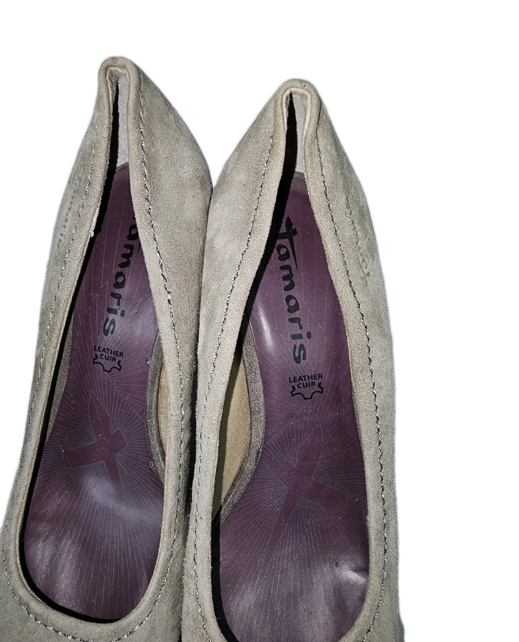 ES776 Damen Pumps von Tamaris, grau, Gr. 375