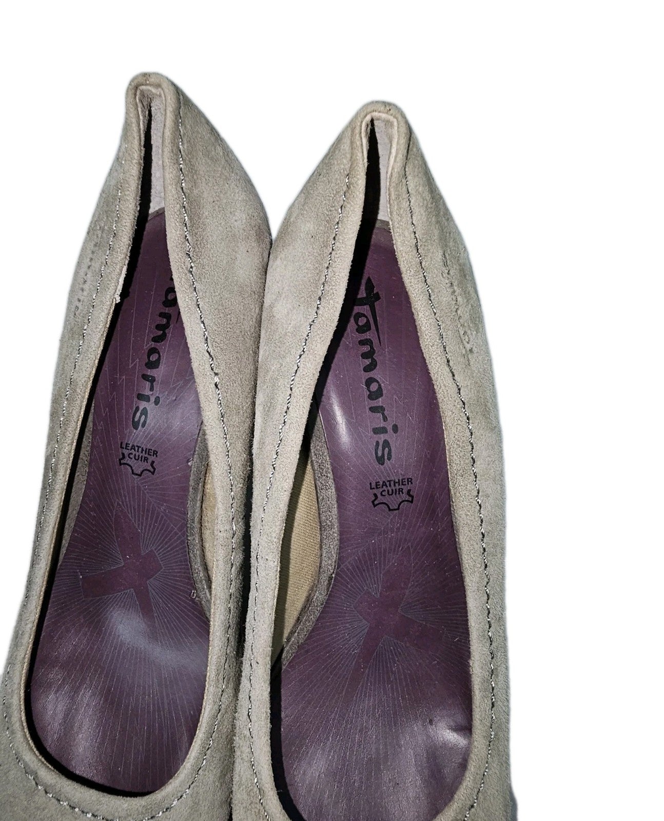 ES776 Damen Pumps von Tamaris, grau, Gr. 375