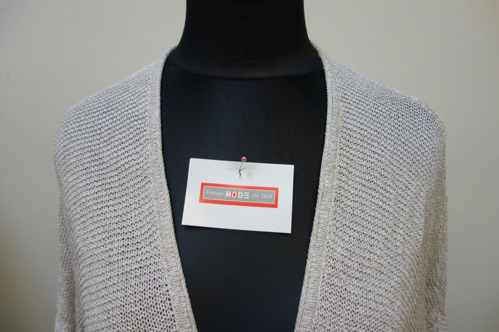 EK0954 Damen Strickjacke von comma, beige, Gr. M1