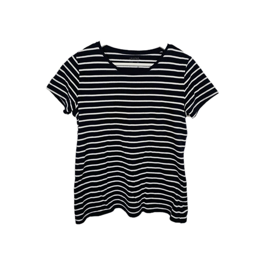 EK9869 Damen T-Shirt Janina Gr.40 Blau Gestreift0