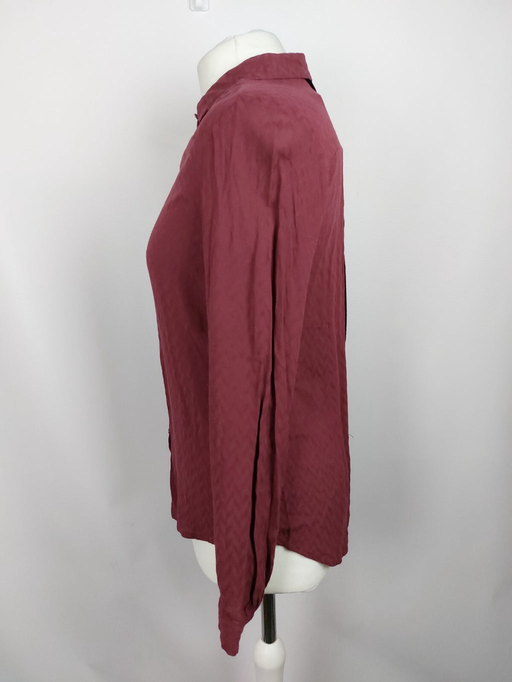 EK0724 Damen Bluse von Promod, weinrot, Gr. 364