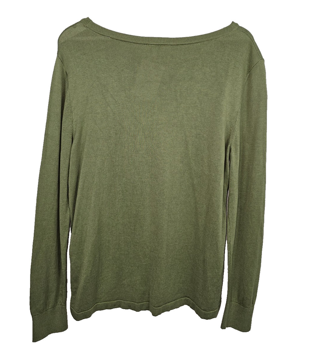 EK7800 Damen Langarmshirt von Street One, grün, Gr.362