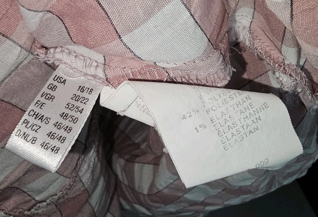 EK9045 Damen Bluse von Ulla Popken, Rosa, Gr. 46/483
