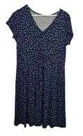 EK9582 Damen Kleid, Dunkelblau/Schwarz, Gr. Ca 440