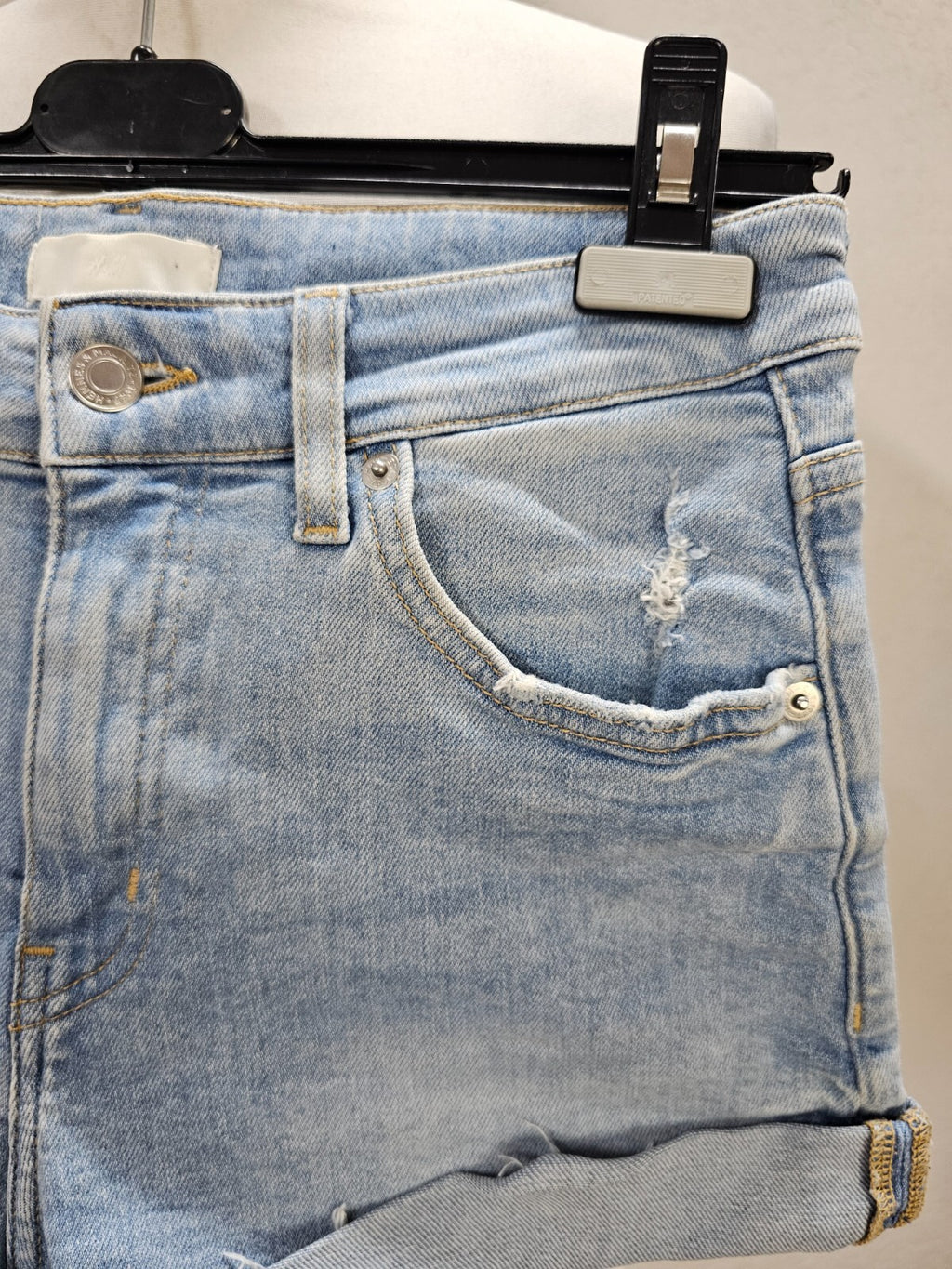EK6203 Damen Shorts von H&M, blau, Gr. 383