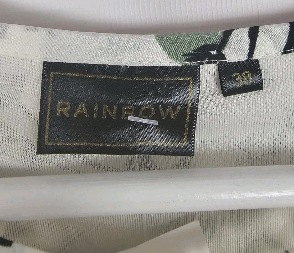 EK10096 Damen Kleid Rainbow Gr.38 Weiß1