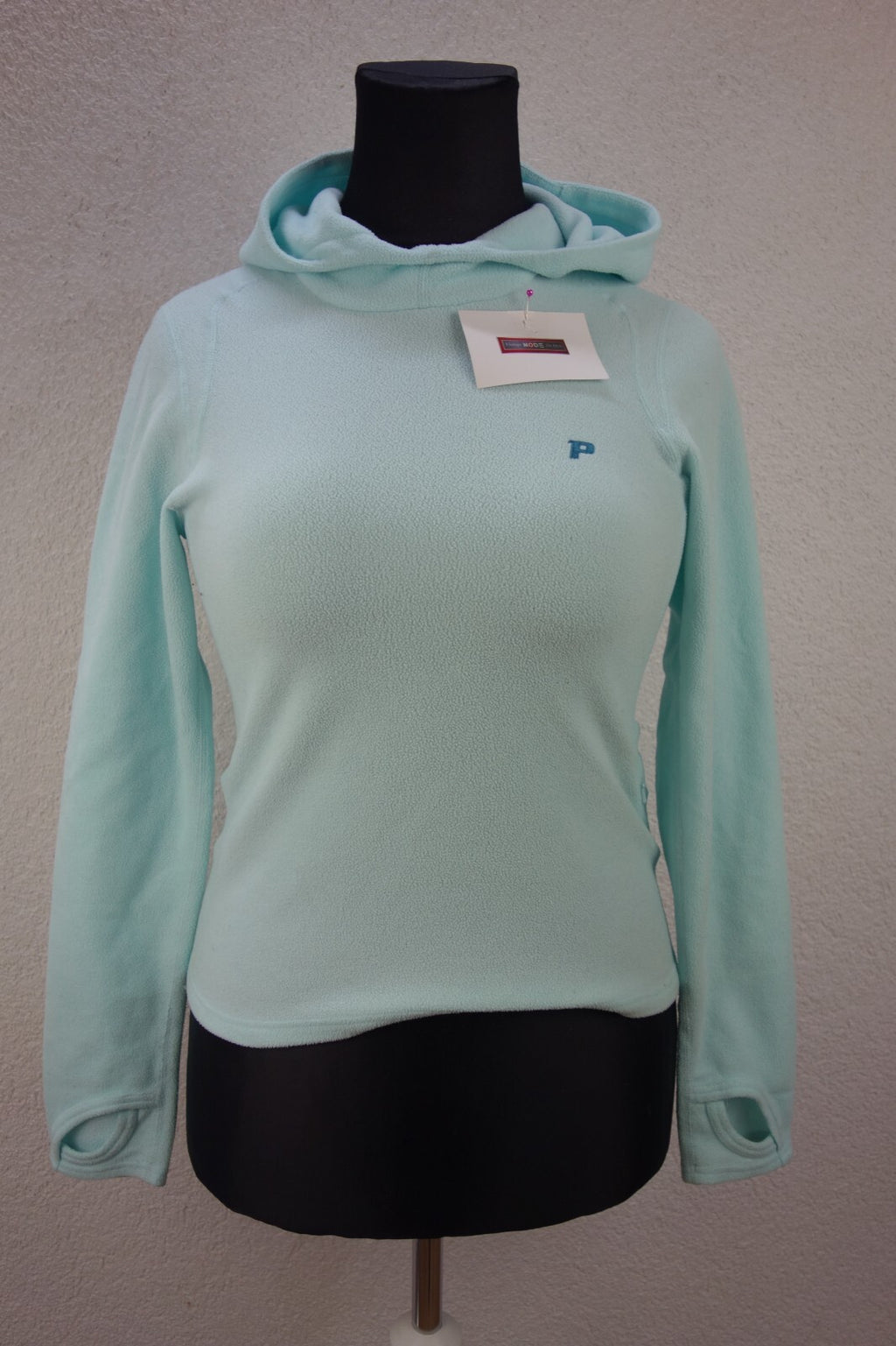 EK1808 Damen Fleecepullover von Peak, cyan, Gr. M0