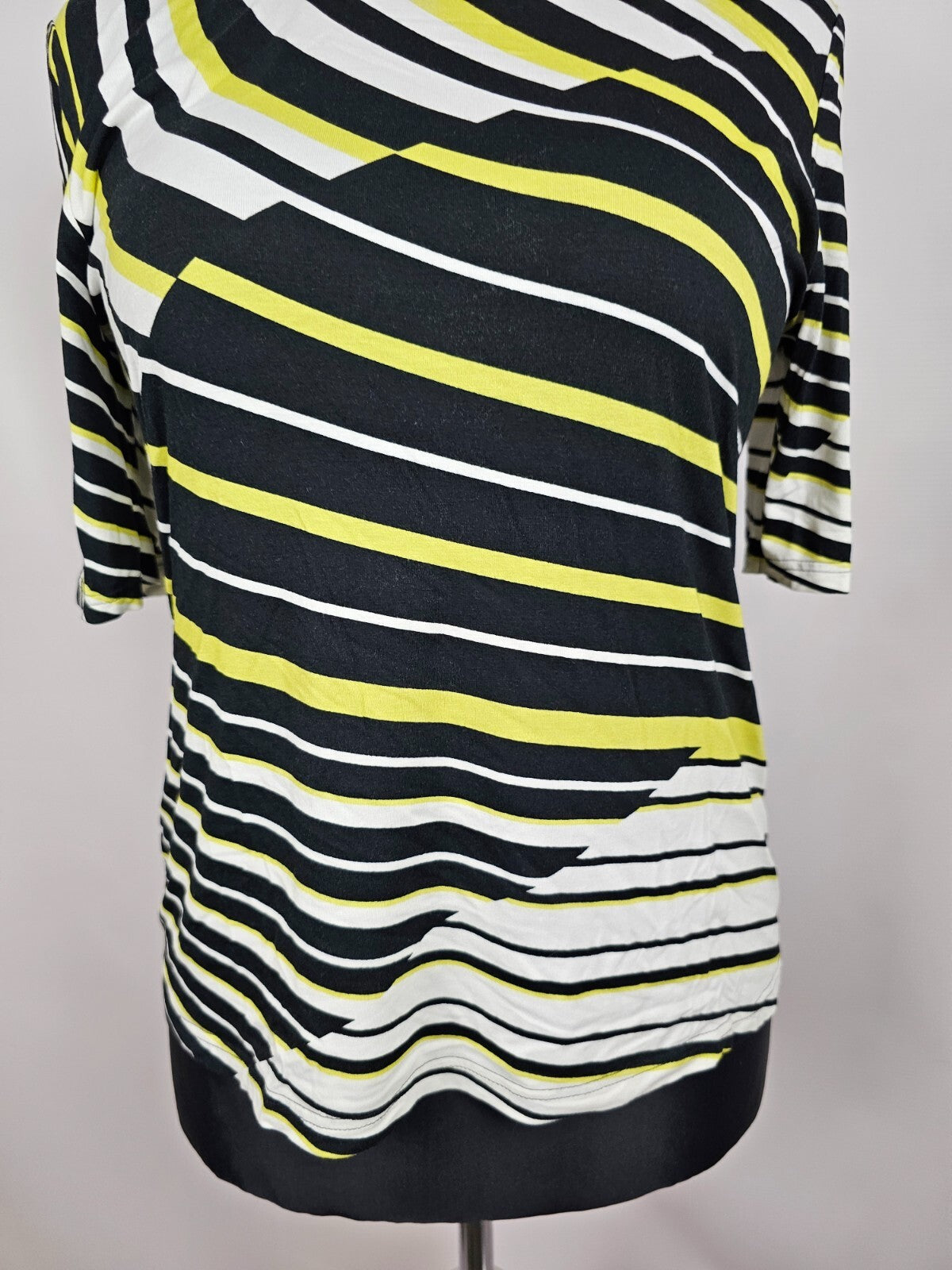 EK5727 Damen T-Shirt von Seidel, grün-weiß-schwarz, Gr.422