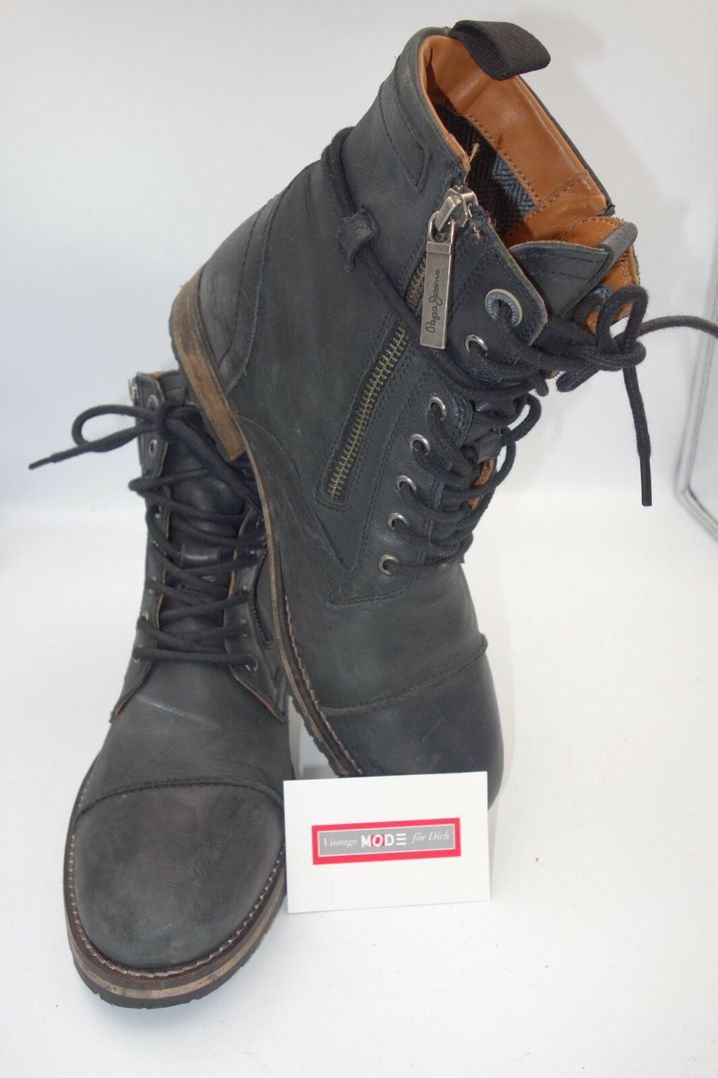 ES0544 Damen Stiefeletten von Pepe Jeans, schwarz, 410