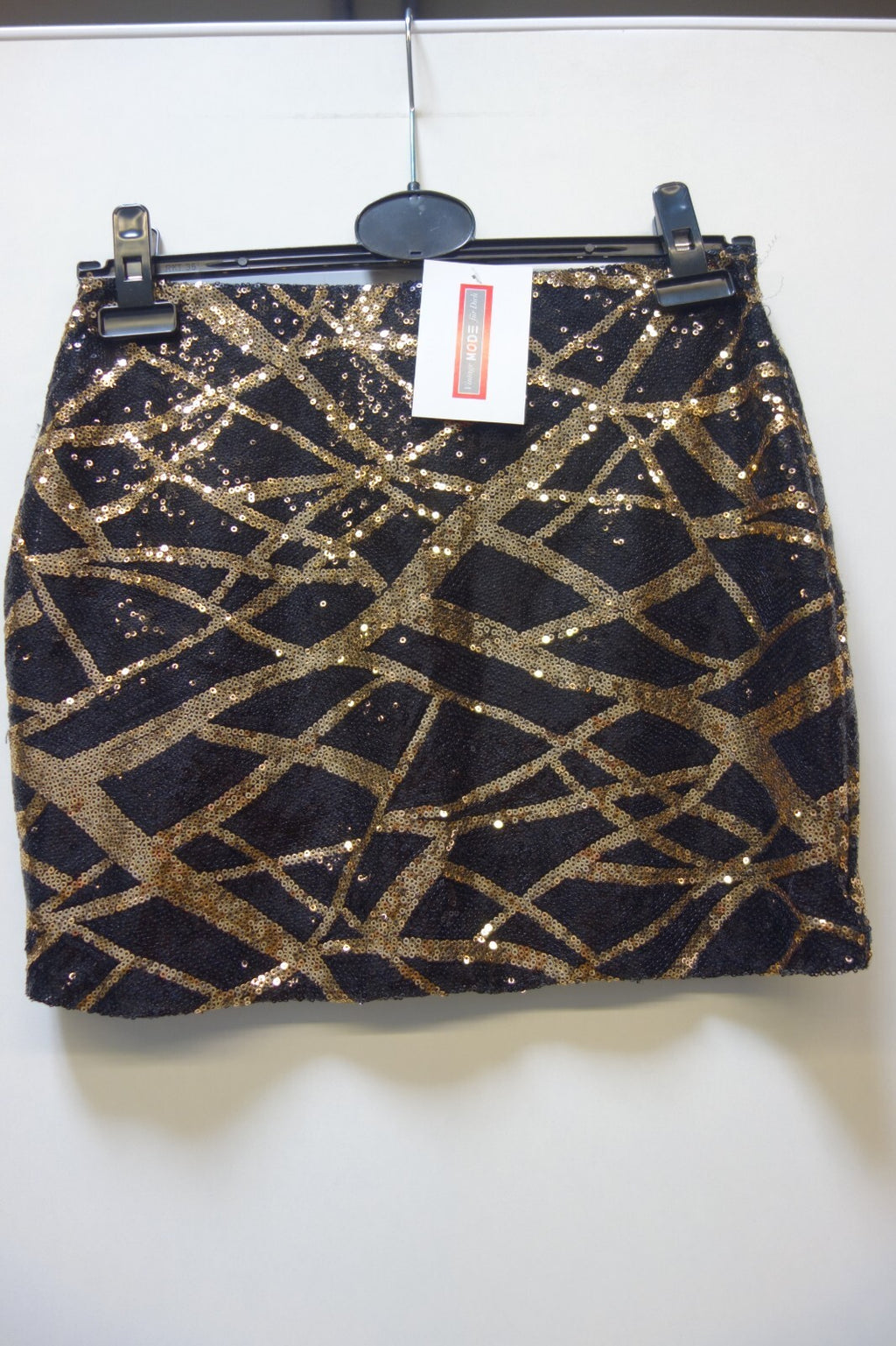 EK3525 Damen Rock von Arden B. Gr. 36, Schwarz/Gold0
