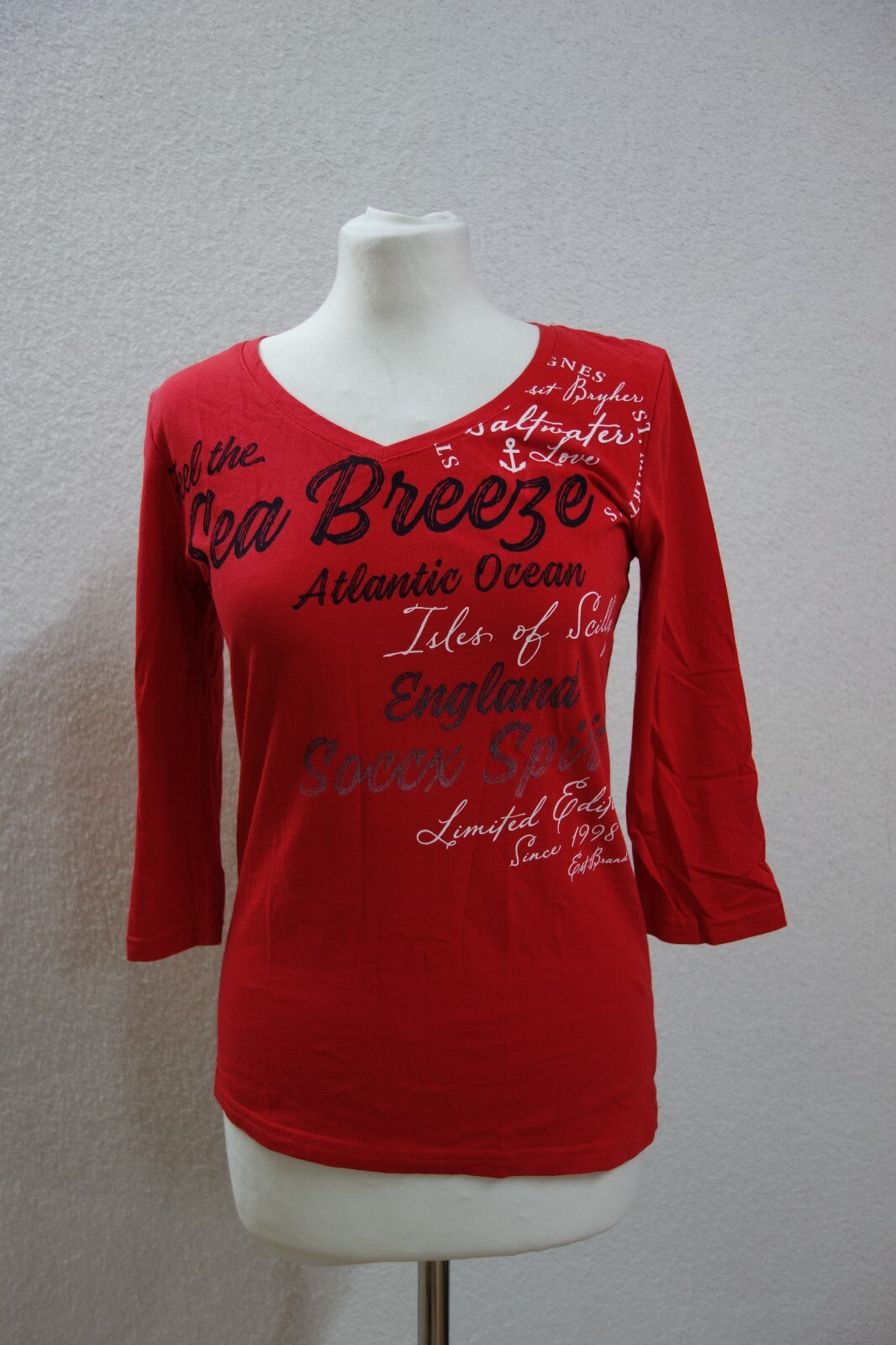 EK0173 Damen Shirt, rot von Soccy Spirit0