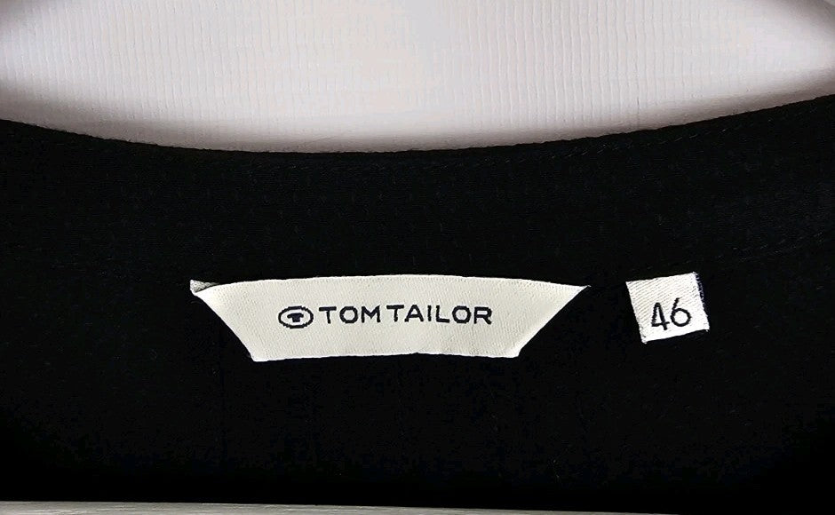 EK10135 Damen T-Shirt Tom Tailor, schwarz, Gr.46 1