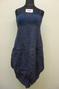EK2914 Damen Kleid, blau, Gr. XL0