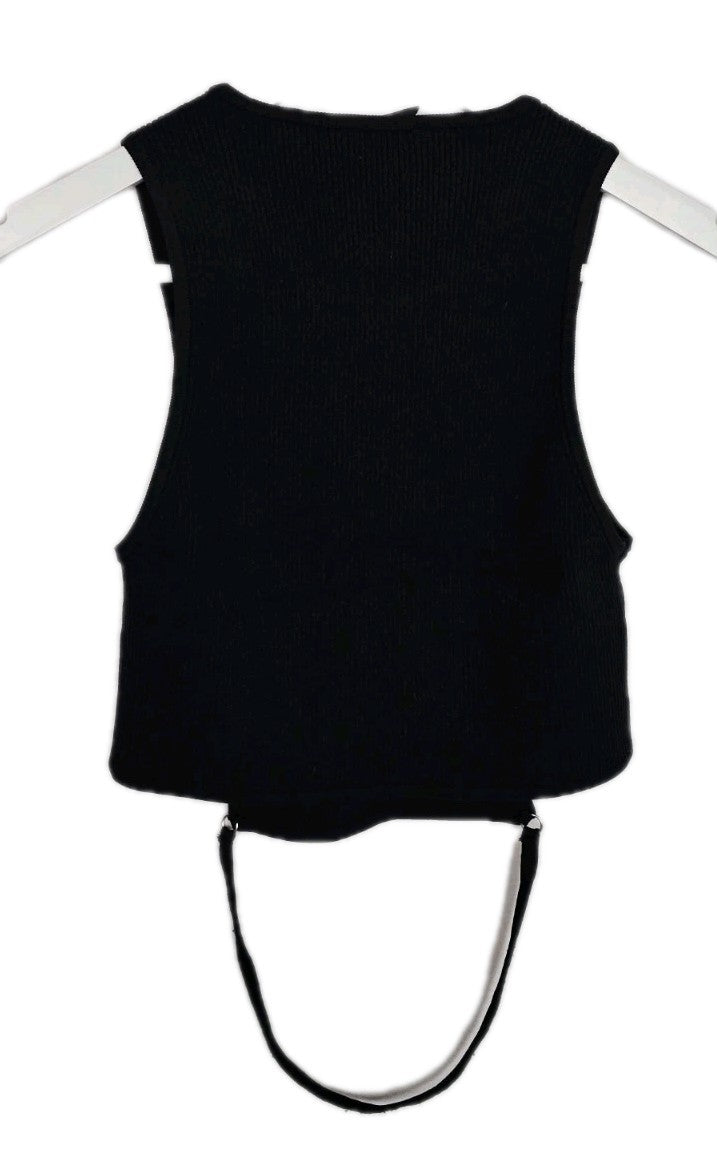 EK9734 Damen Top von Bershka, Schwarz, Gr. L4