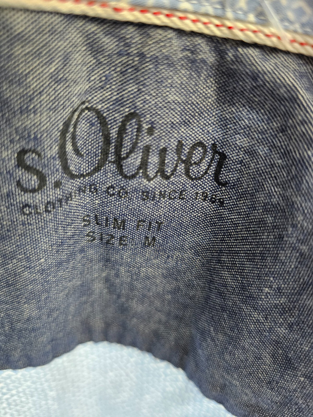 EK5957 Herren Hemd von s.Oliver, blau/weiß, Gr. M6