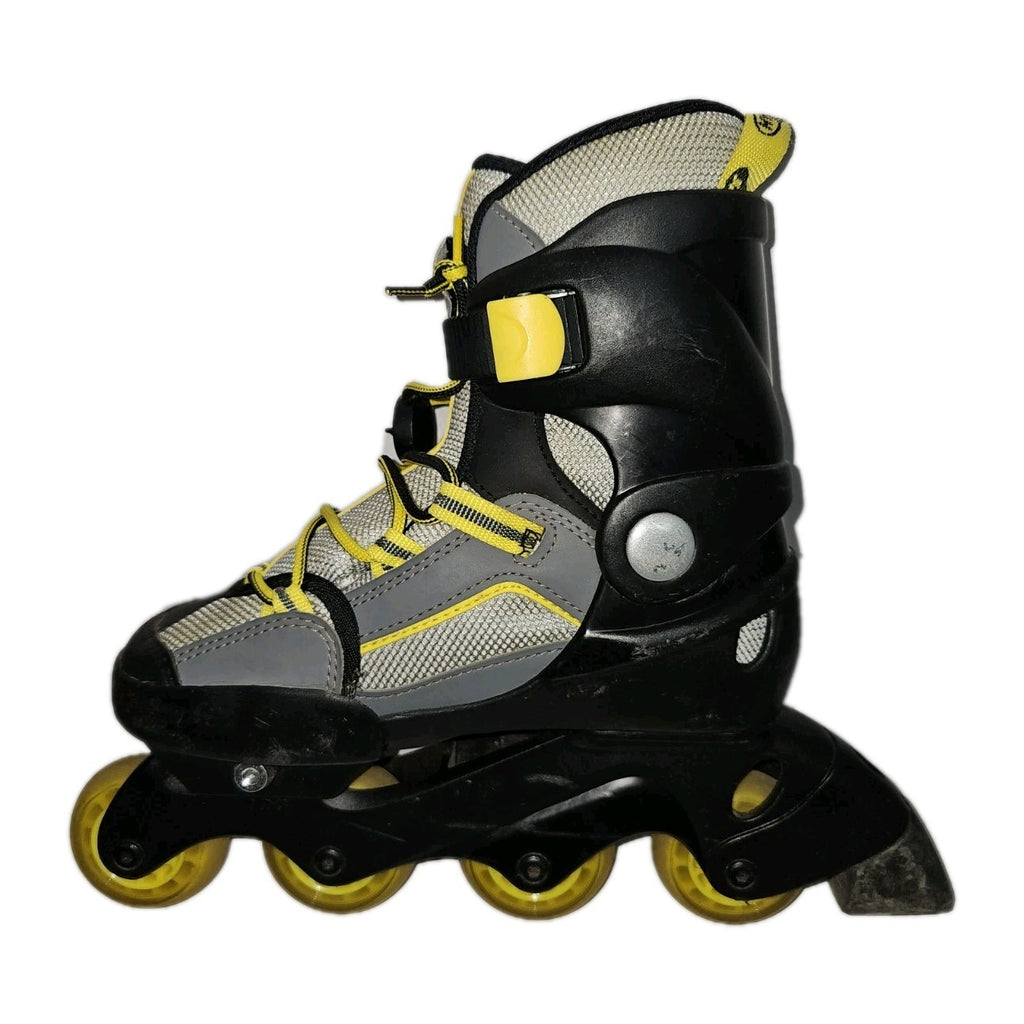 ES789 Unisex Inliner von HySkate Junior, gelb-schwarz, Gr.37-395