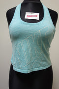 EK2158 Damen Top, bauchfrei von Nike, türkis, Gr. S0